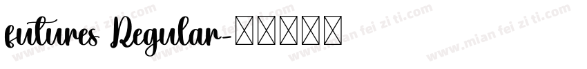 futures Regular字体转换